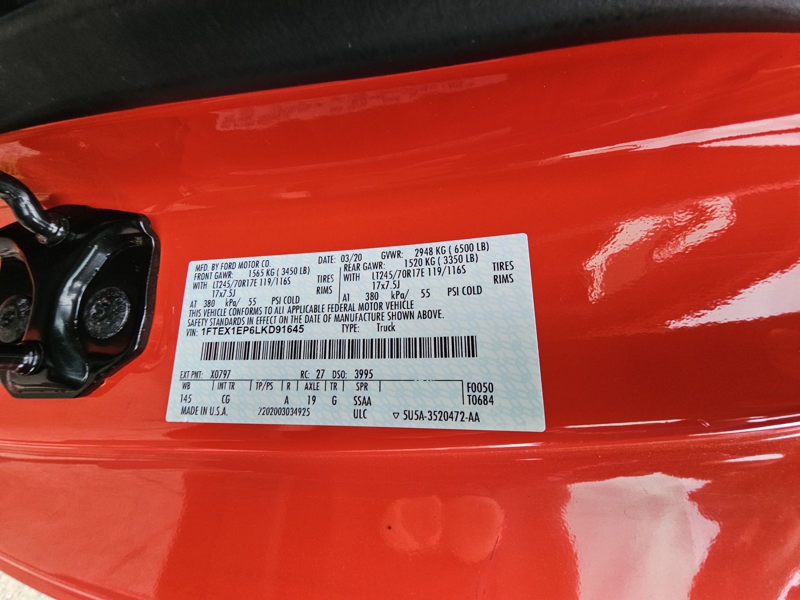 2020 Ford F-150 XL AWD