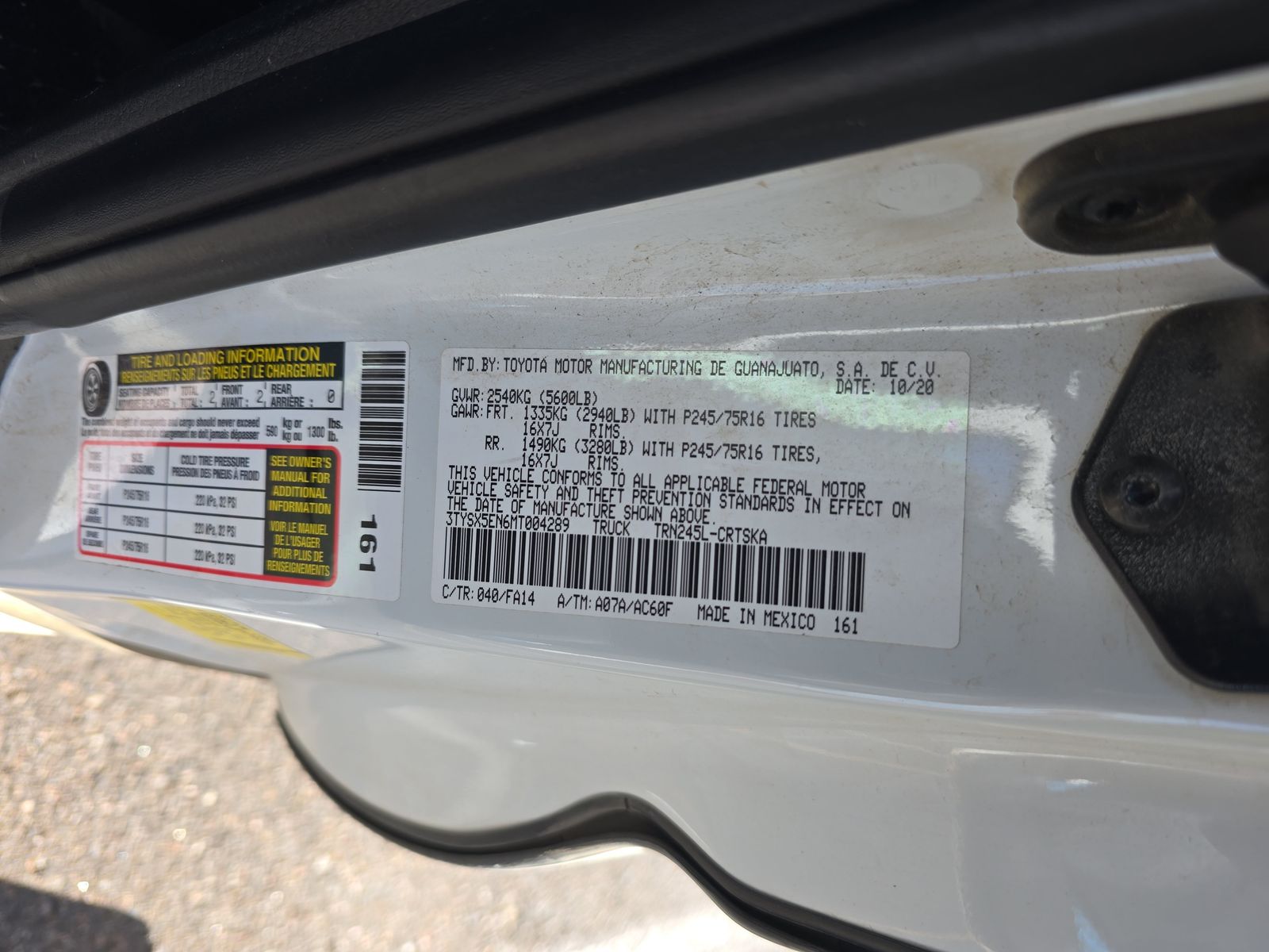 2021 Toyota Tacoma SR AWD