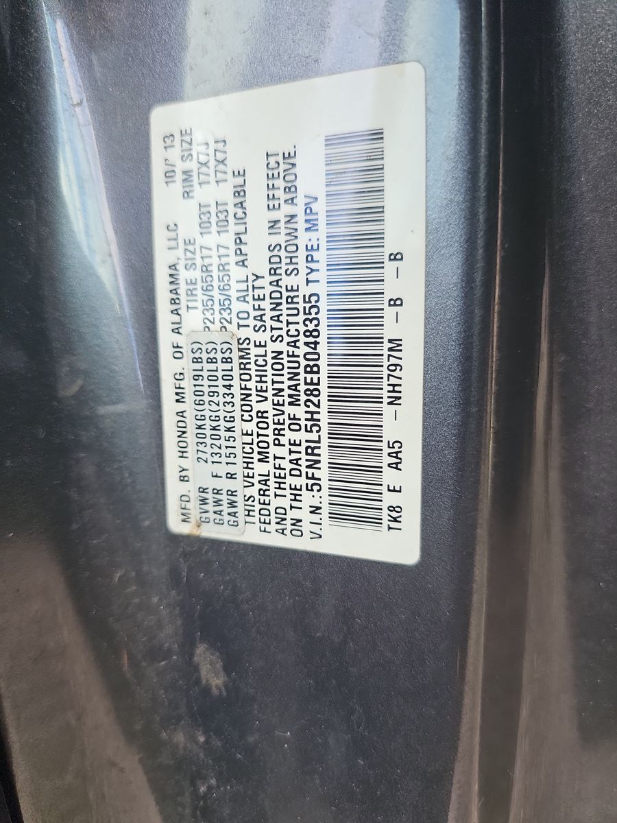 2014 Honda Odyssey LX FWD