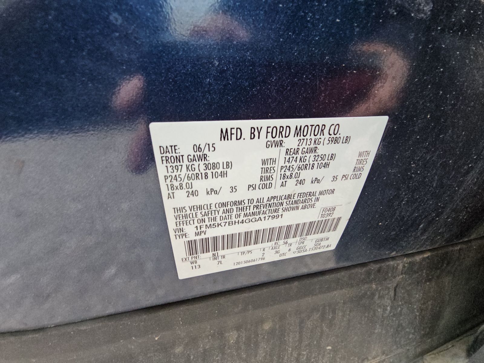 2016 Ford Explorer Base FWD