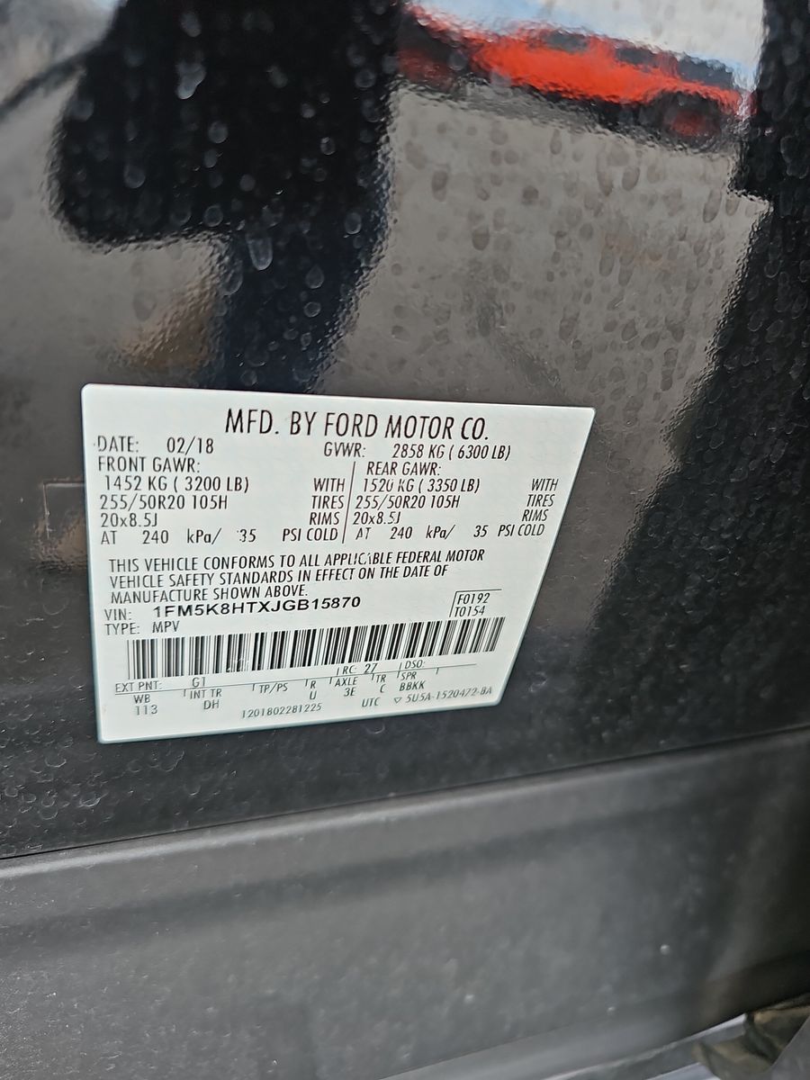 2018 Ford Explorer Platinum AWD
