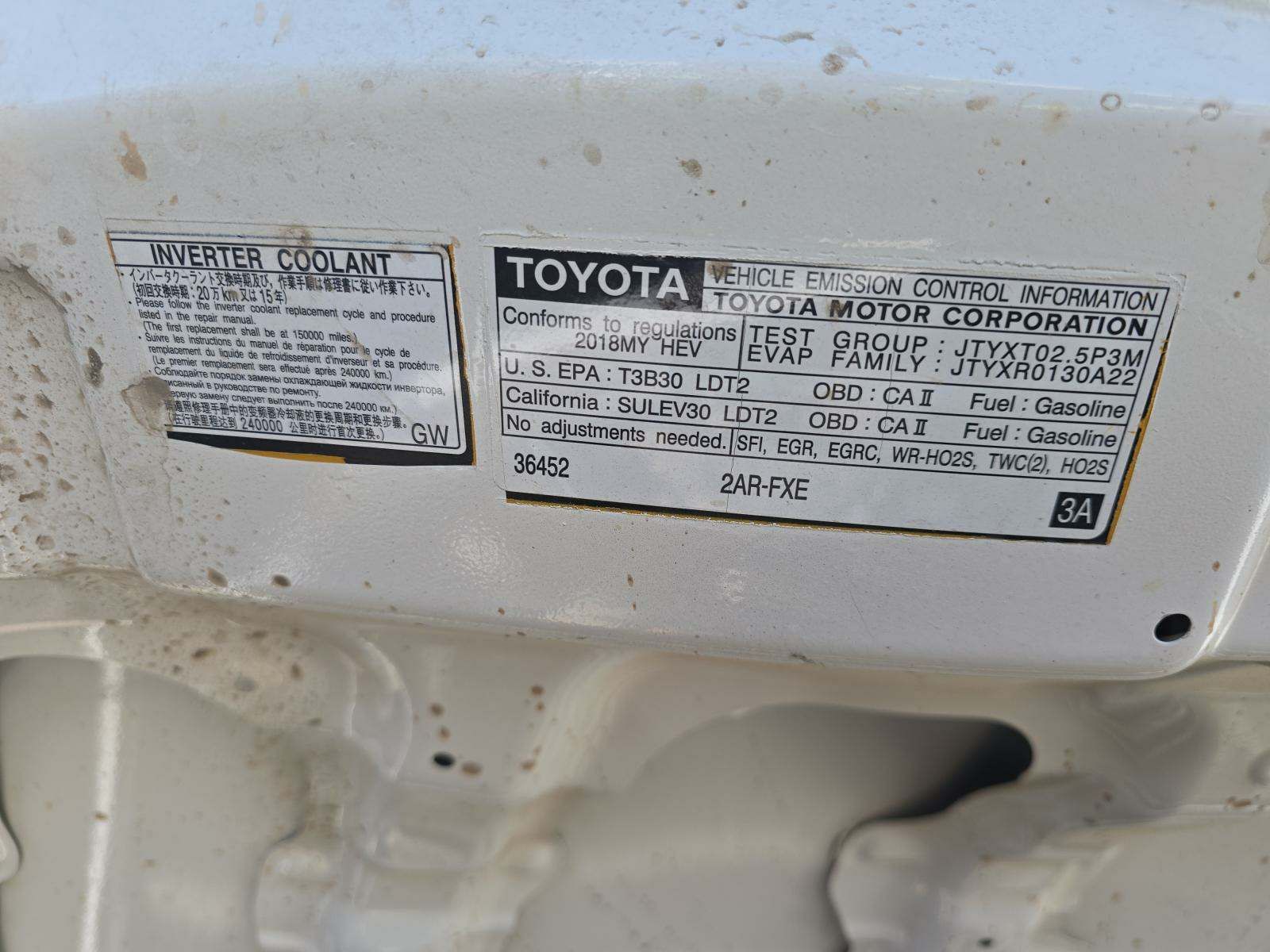 2018 Toyota RAV4 Hybrid LE AWD