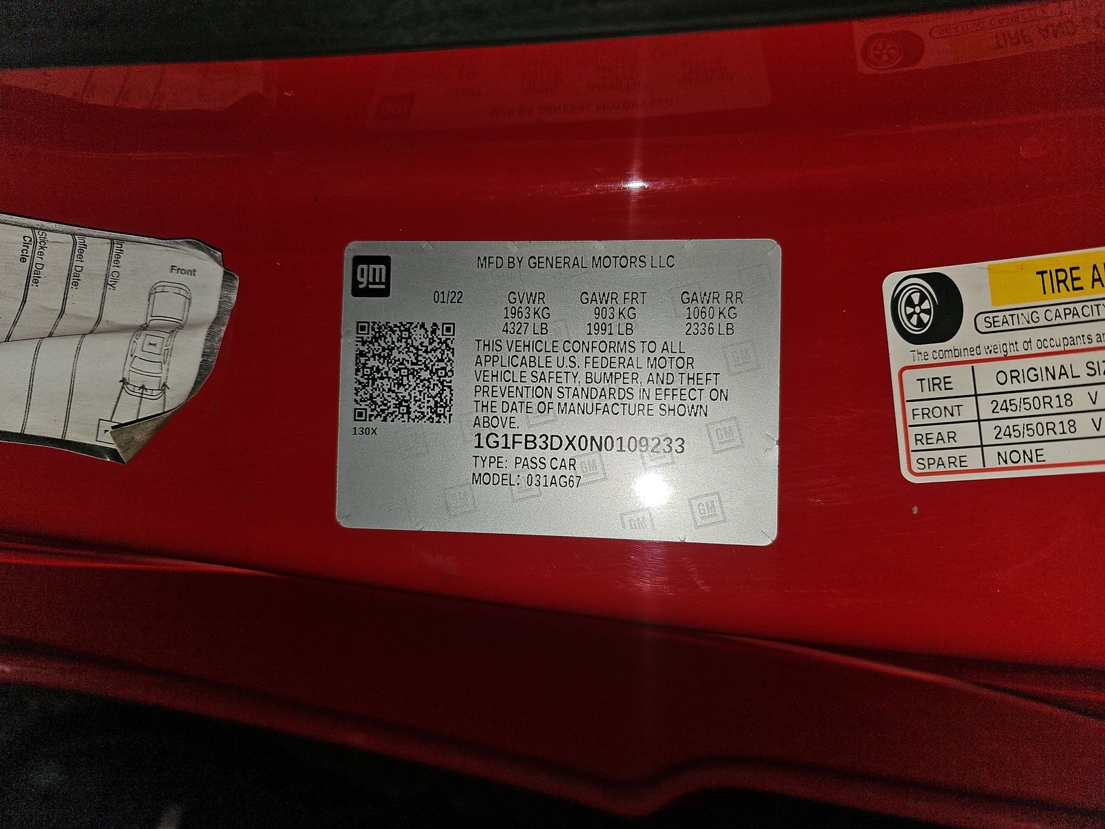 2022 Chevrolet Camaro 1LT RWD