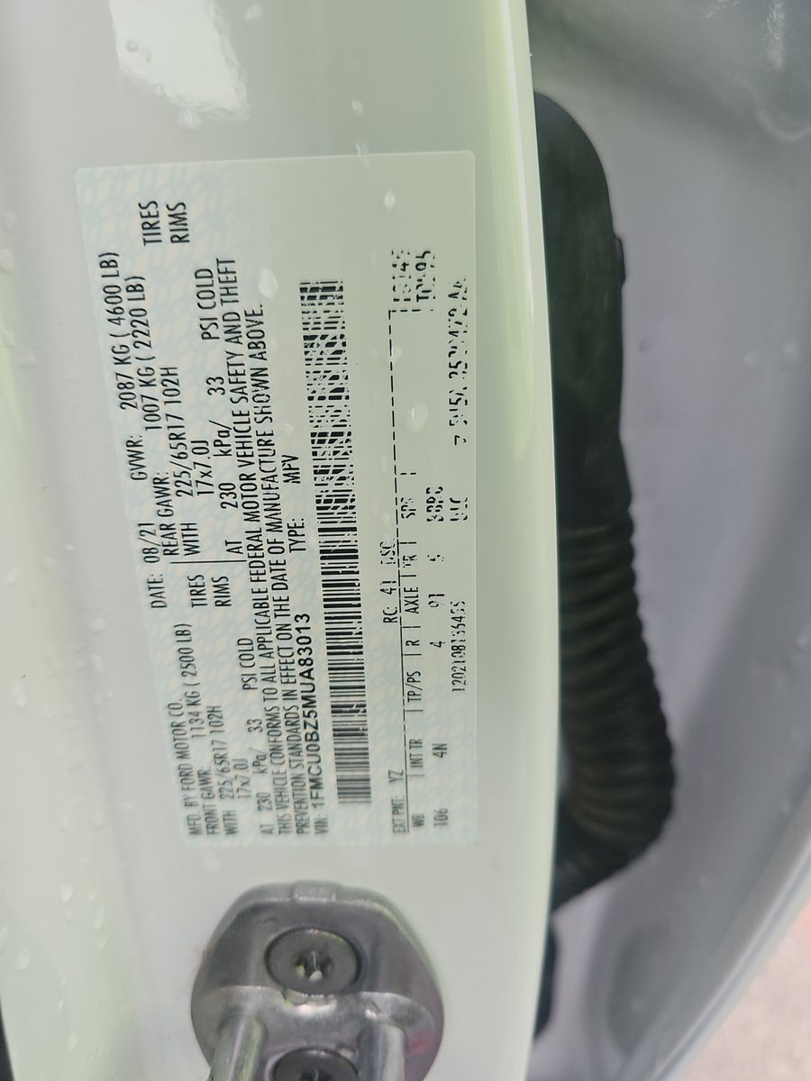 2021 Ford Escape Hybrid SE FWD