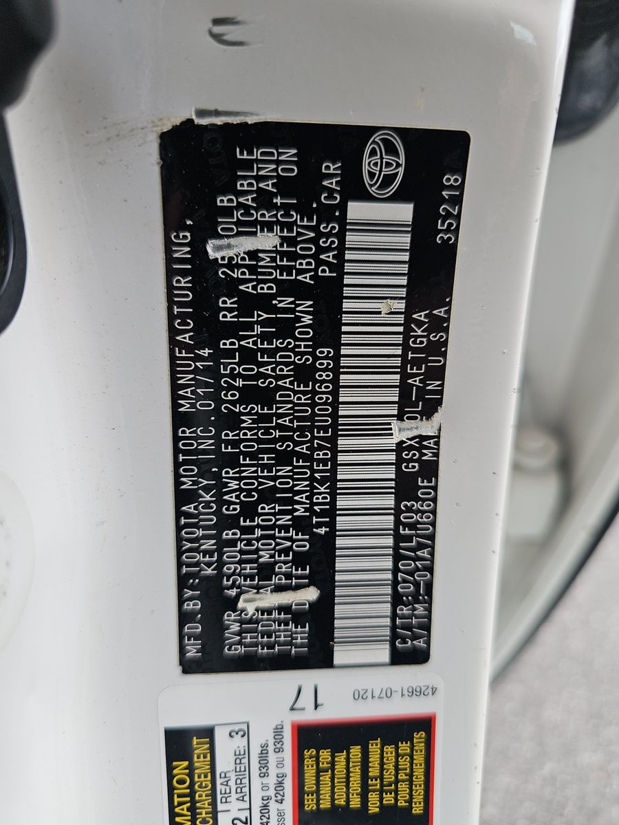 2014 Toyota Avalon XLE Premium FWD