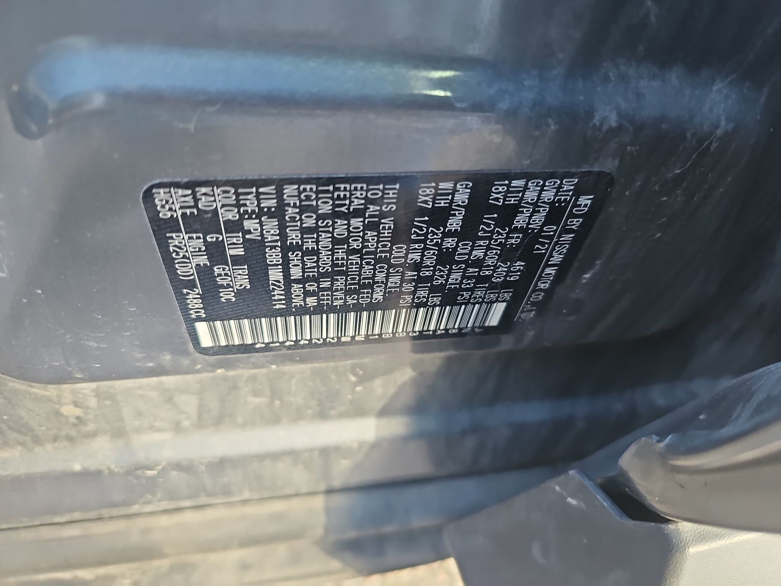 2021 Nissan Rogue SV AWD