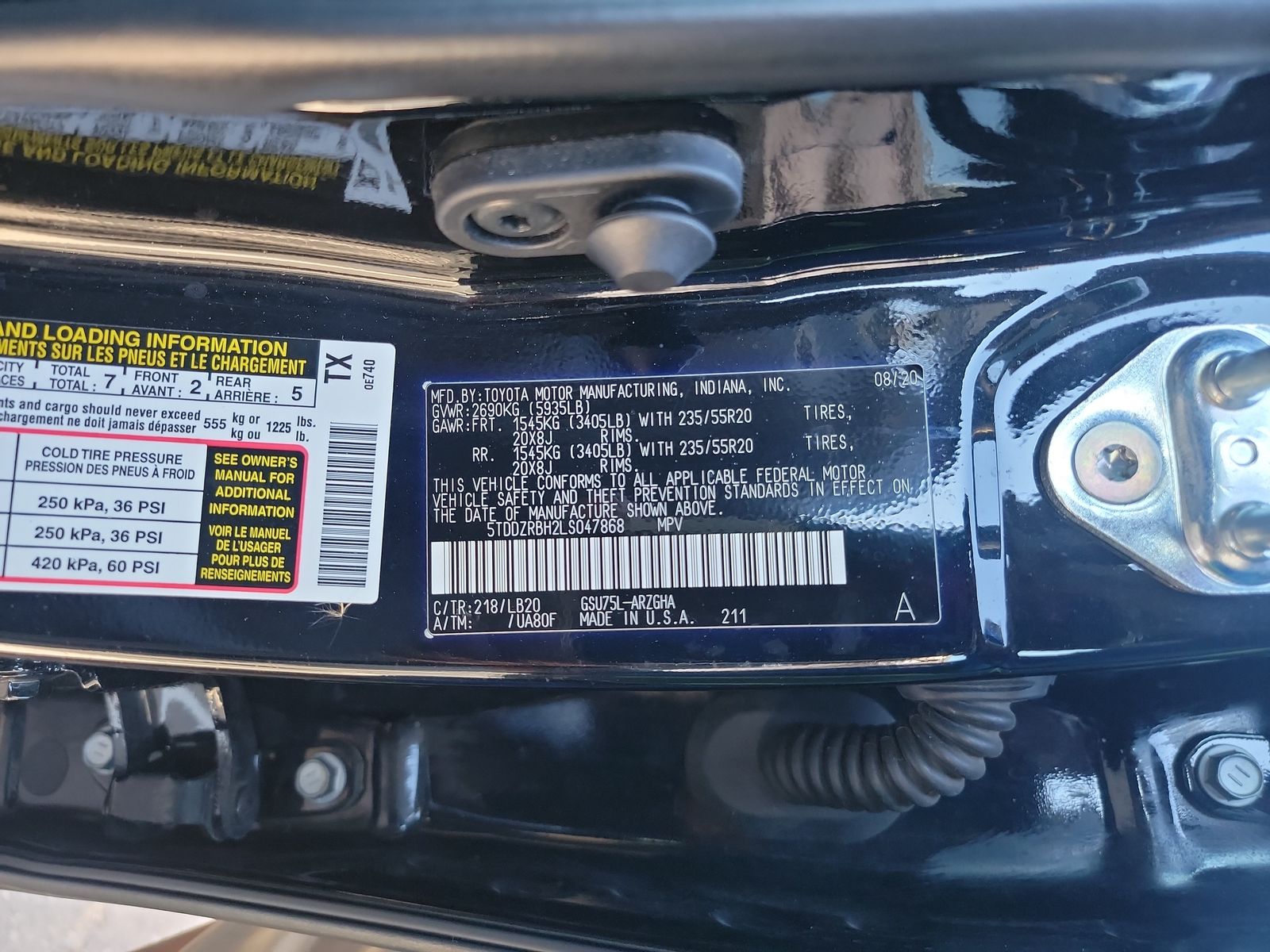 2020 Toyota Highlander Limited AWD