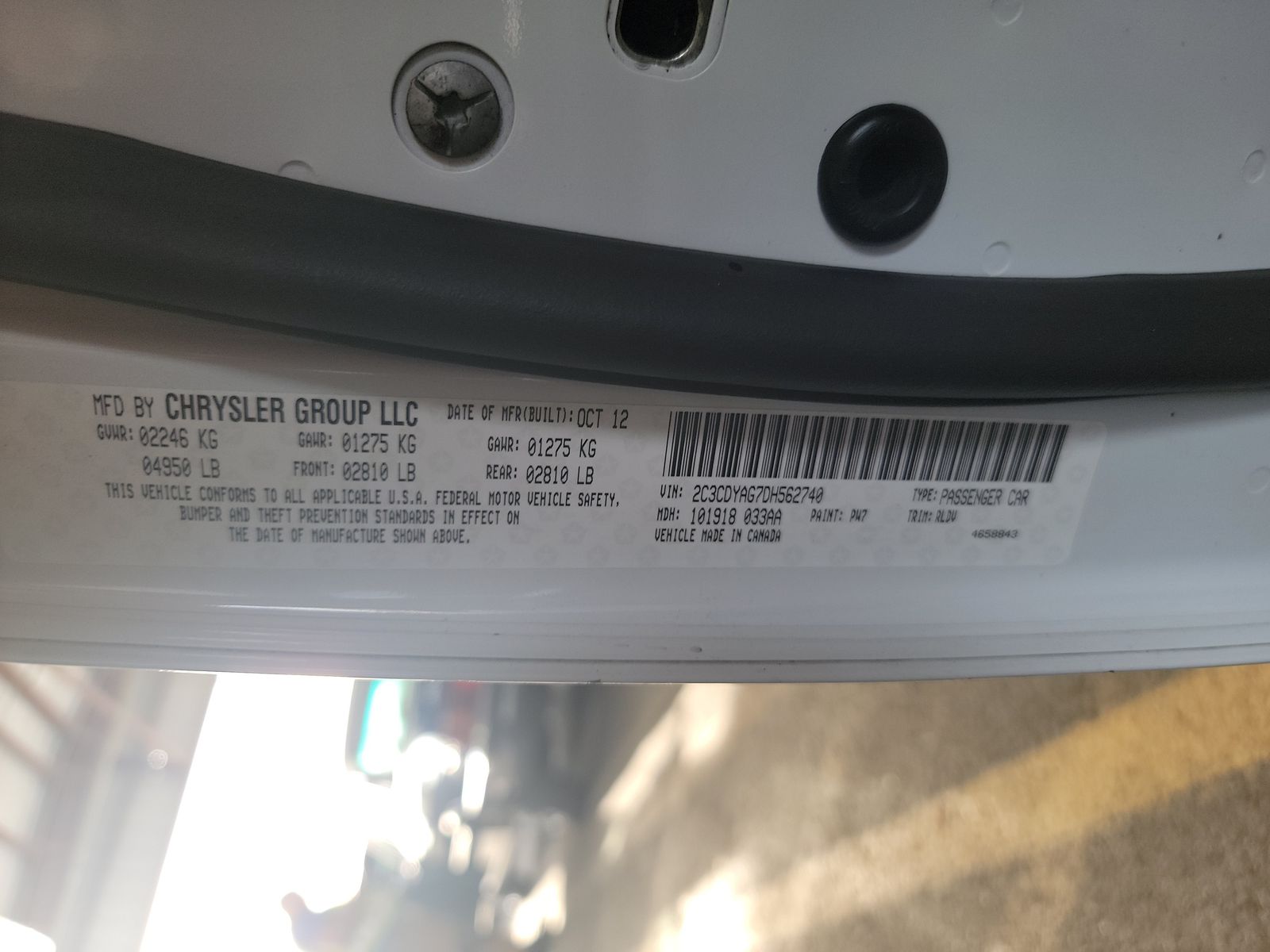 2013 Dodge Challenger SXT Ralleye Redline RWD