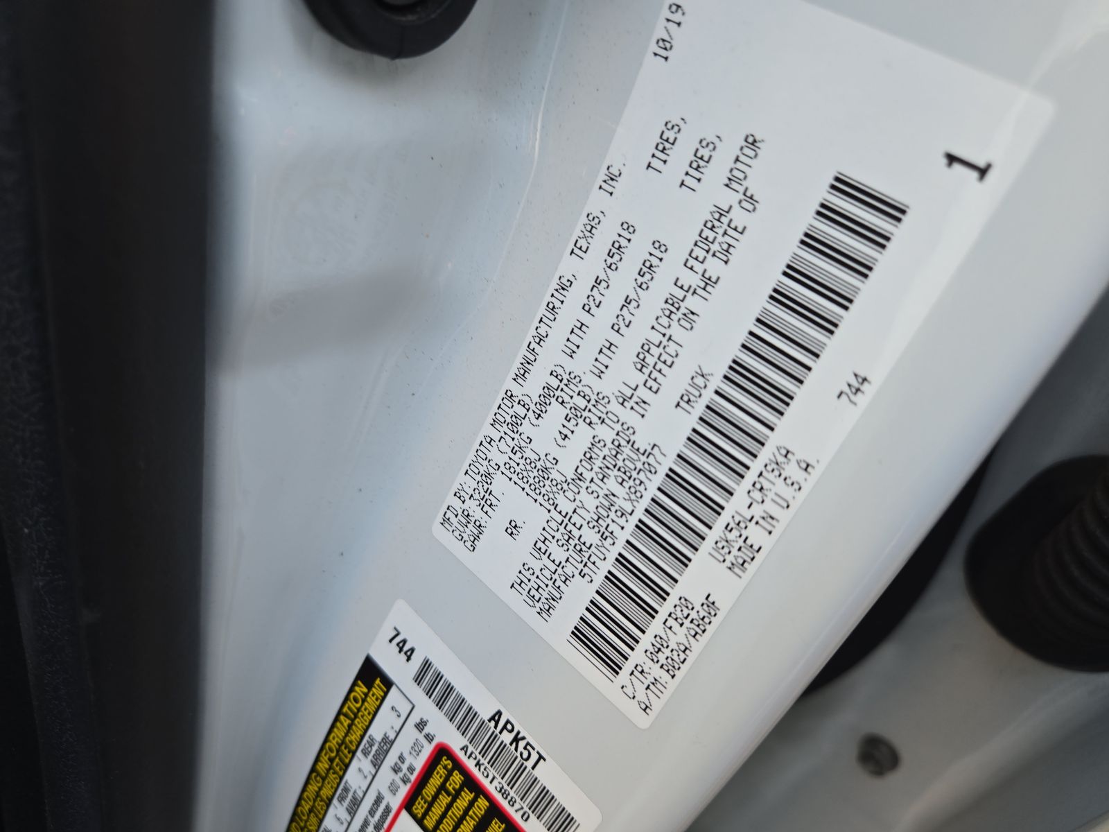 2020 Toyota Tundra SR5 AWD