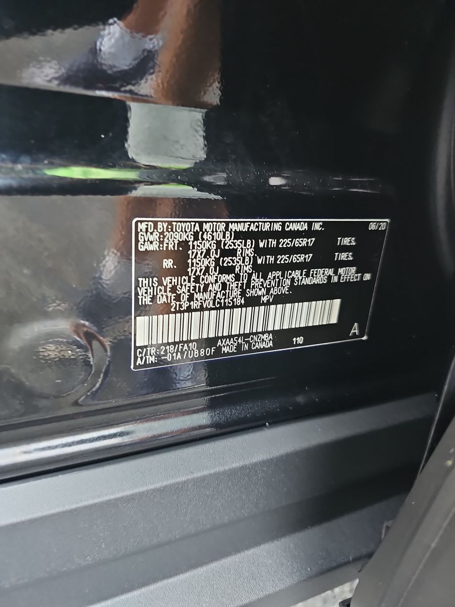 2020 Toyota RAV4 XLE AWD