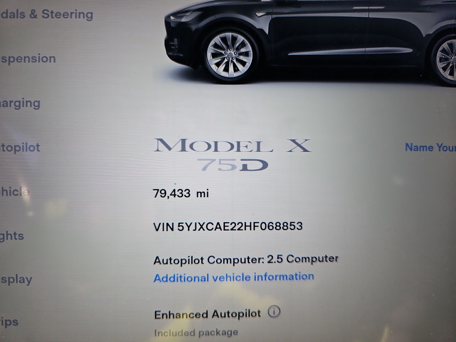 2017 Tesla Model X 75D AWD