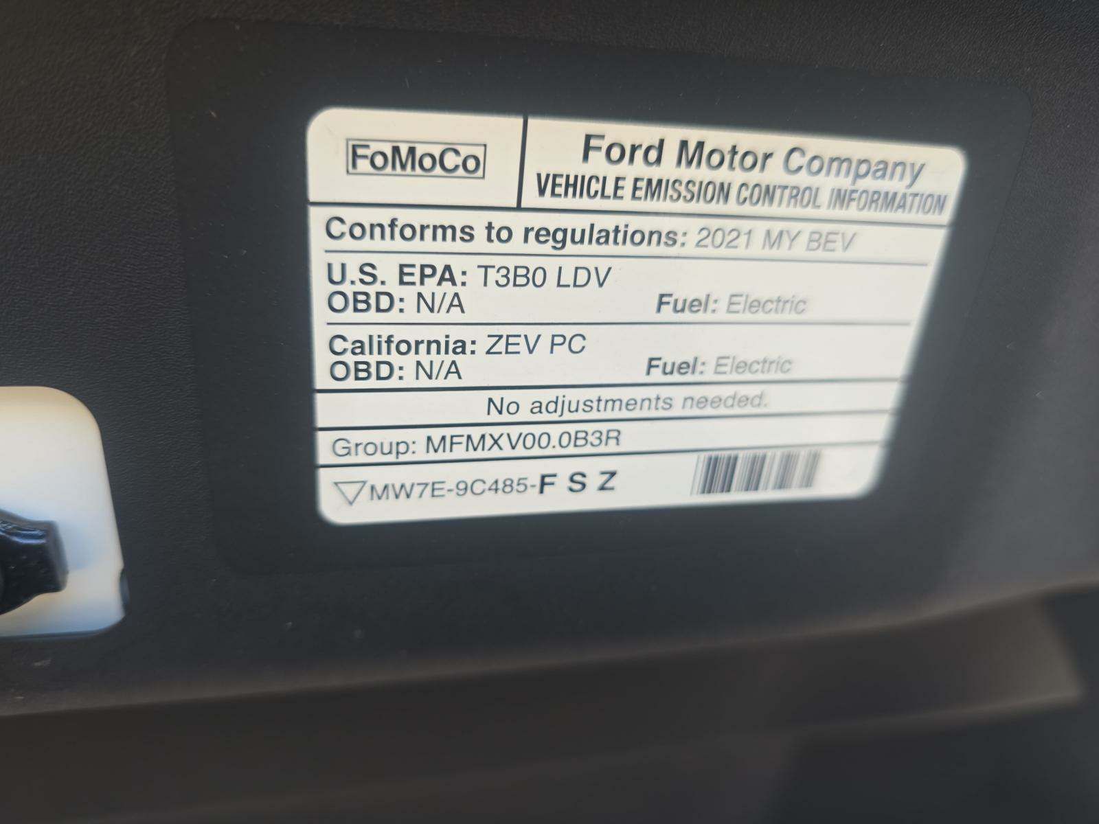 2021 Ford Mustang Mach-E Select RWD