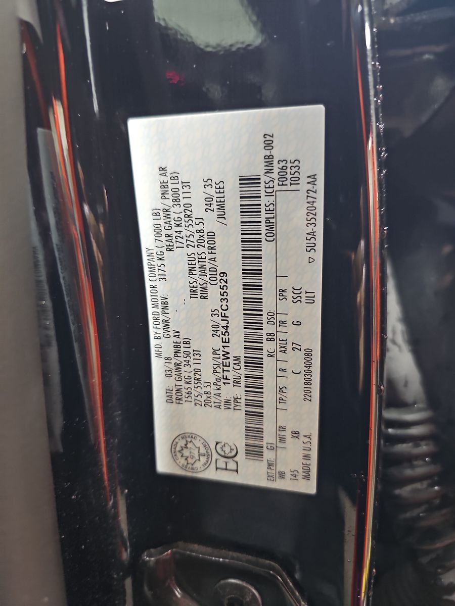 2018 Ford F-150 XLT AWD