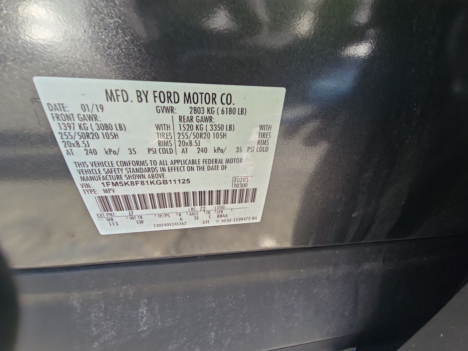 2019 Ford Explorer Limited AWD