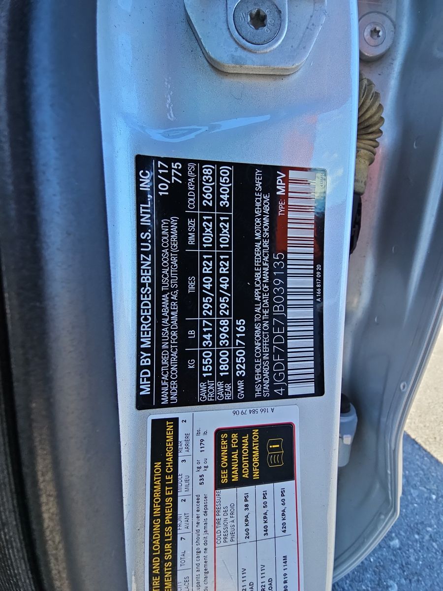 2018 Mercedes-Benz GLS GLS 550 AWD