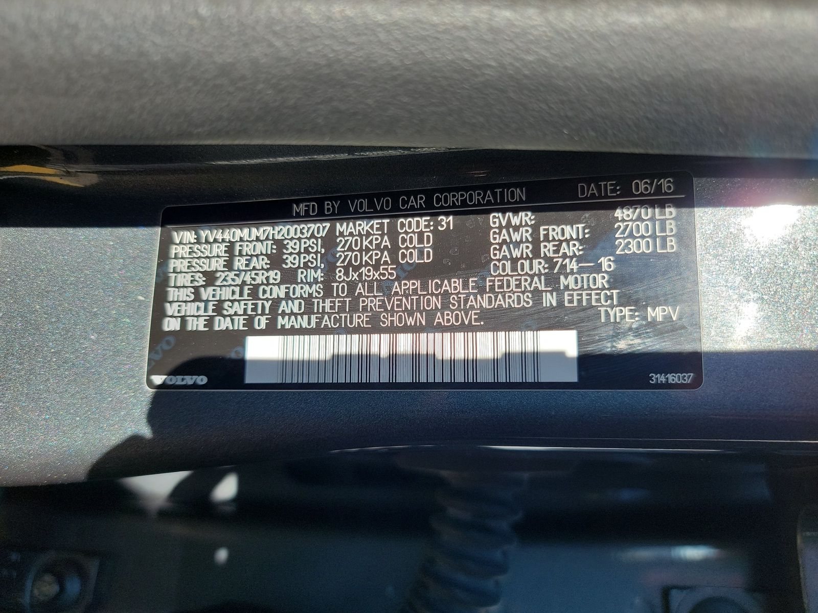 2017 Volvo S60 Cross Country T5 Platinum AWD
