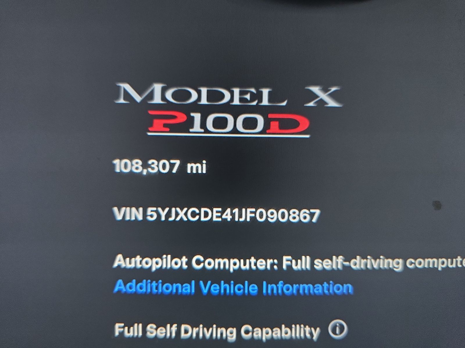 2018 Tesla Model X 100D AWD