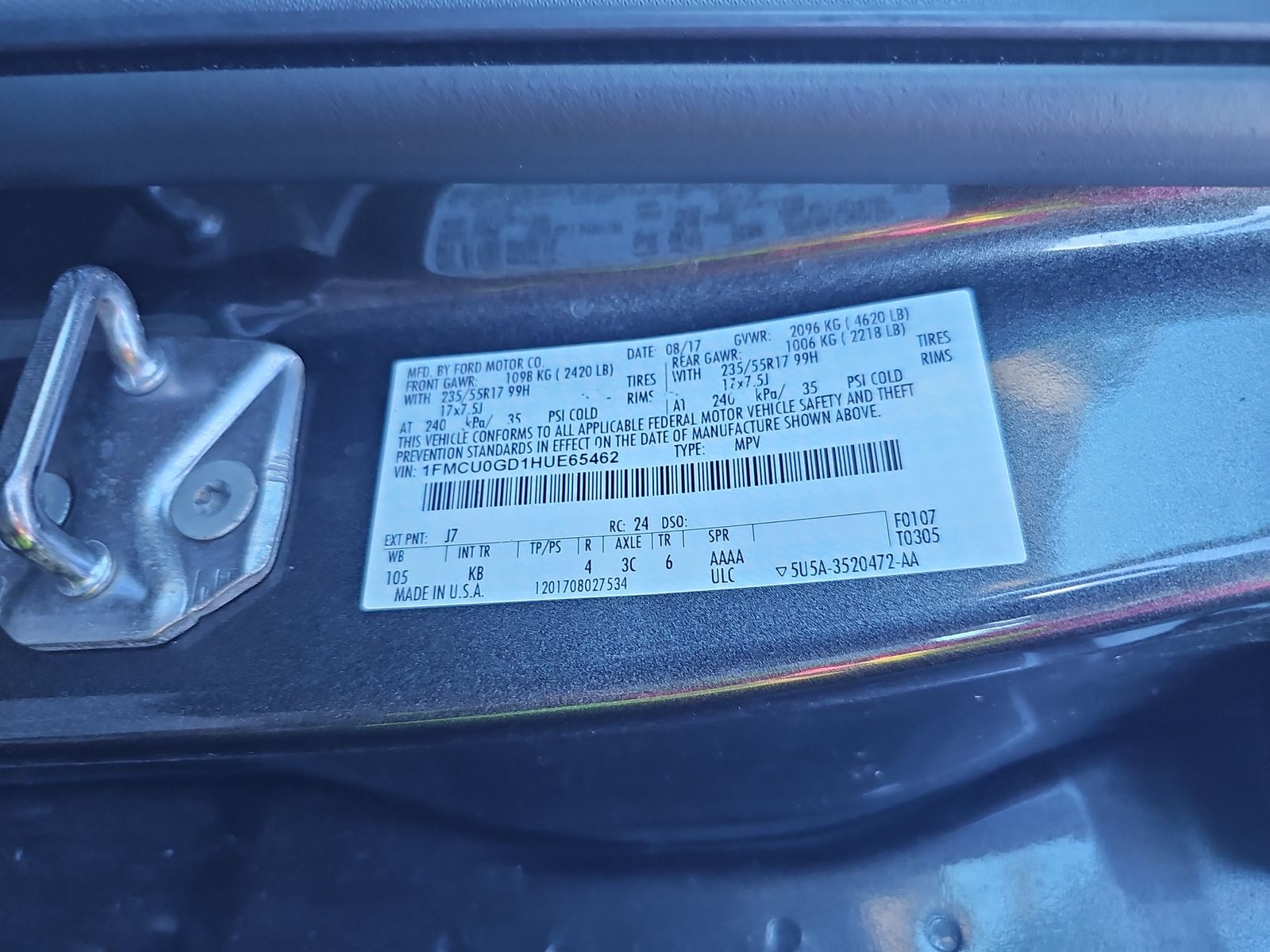 2017 Ford Escape SE FWD