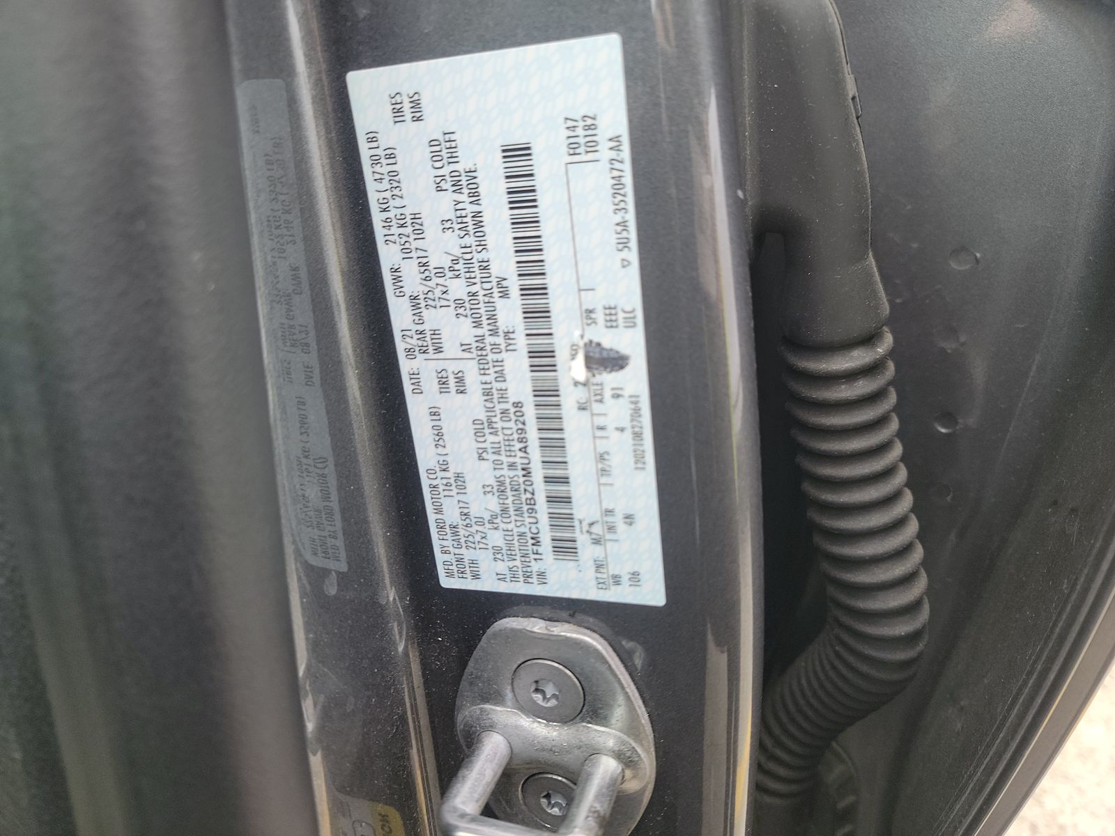 2021 Ford Escape Hybrid SE AWD