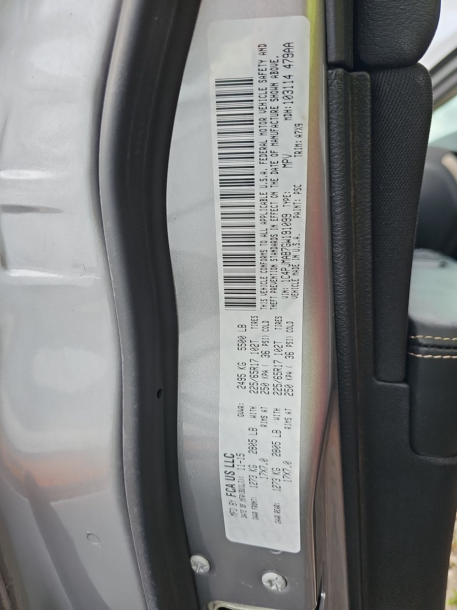 2016 Jeep Cherokee Sport AWD