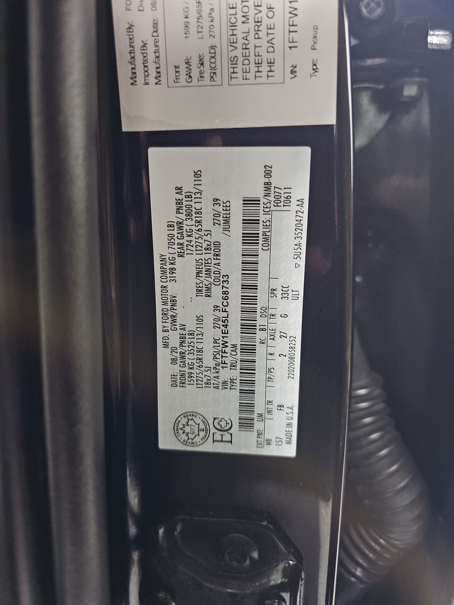 2020 Ford F-150 XLT AWD