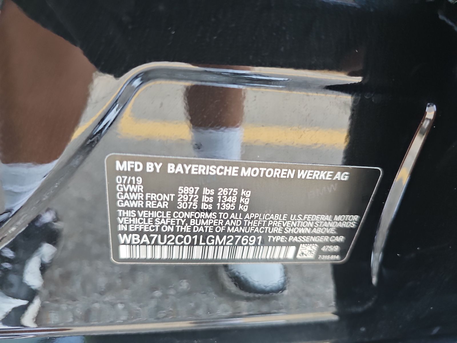 2020 BMW 7 Series 750i xDrive AWD