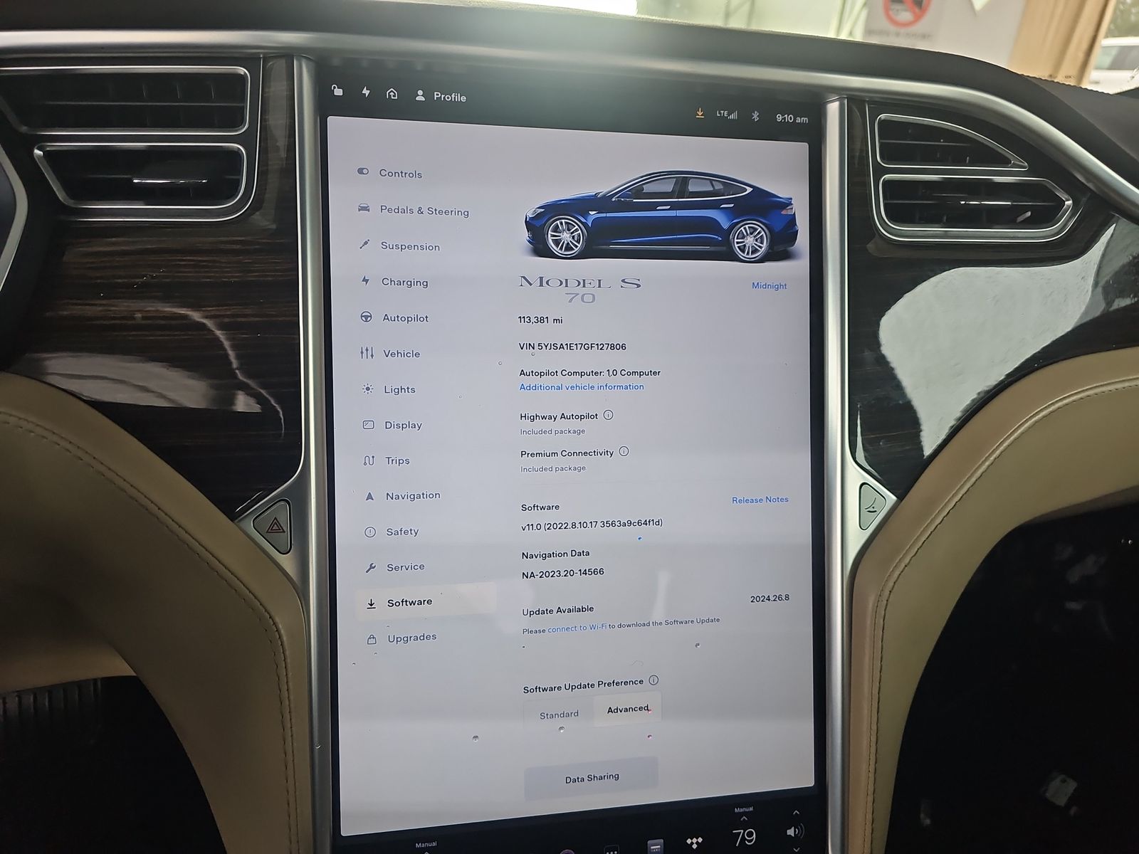 2016 Tesla Model S 70 RWD