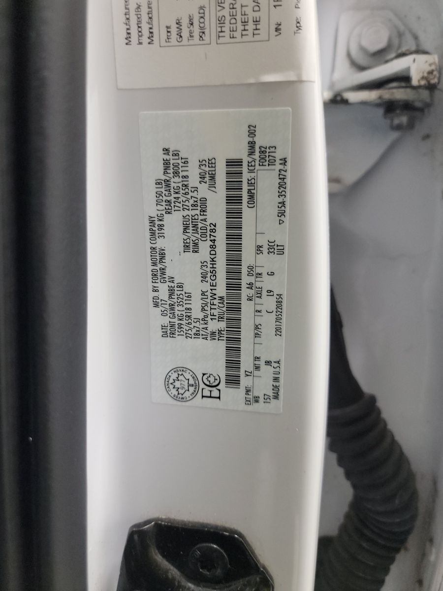 2017 Ford F-150 XLT AWD