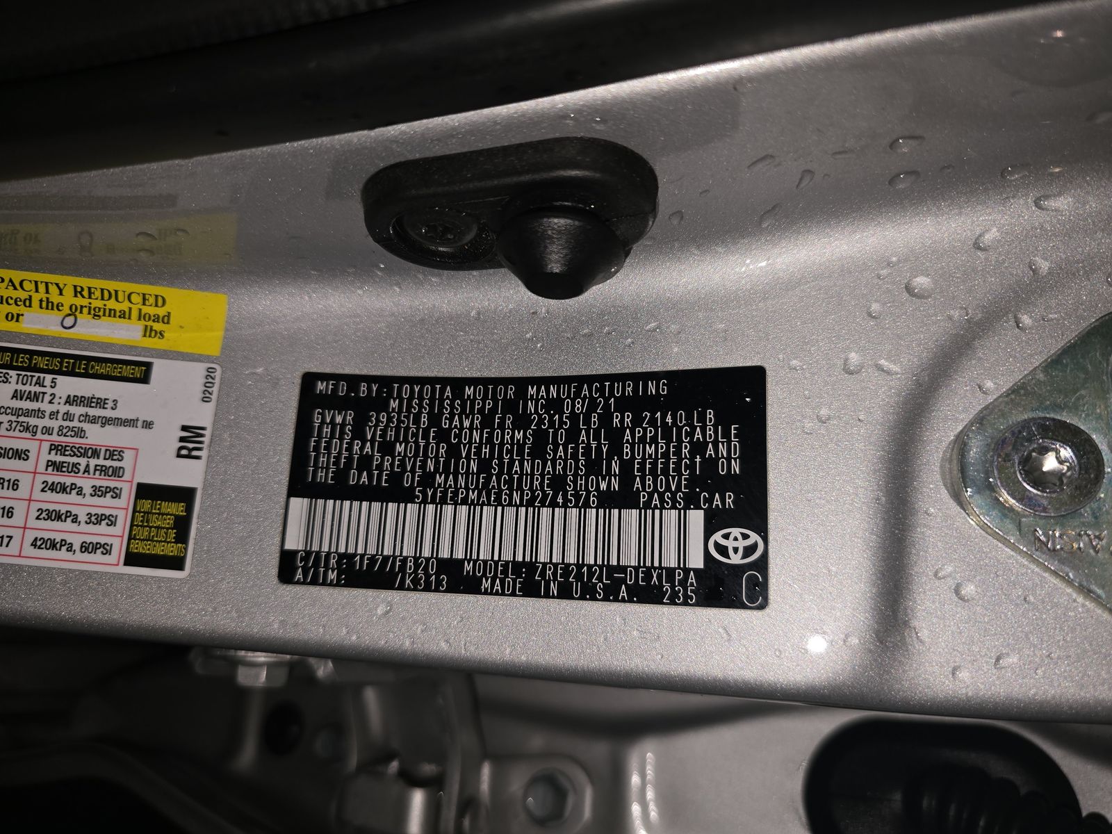 2022 Toyota Corolla LE FWD