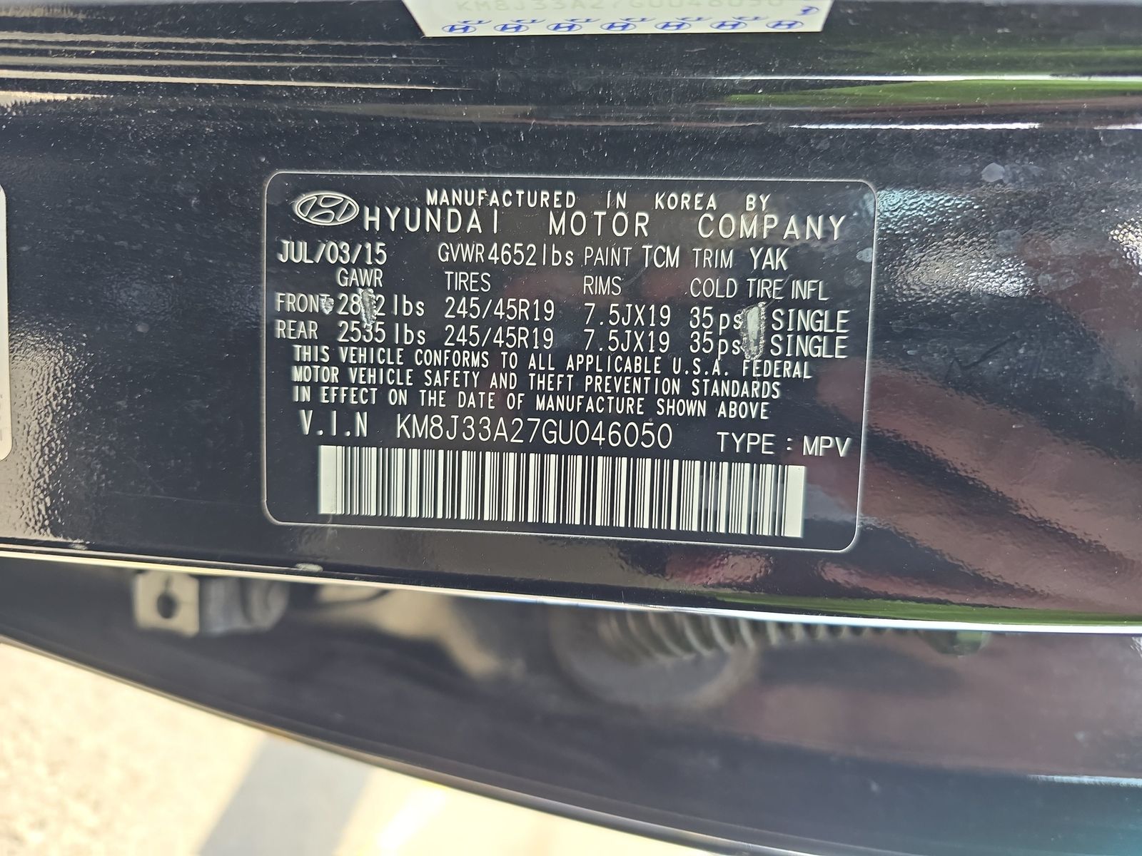 2016 Hyundai Tucson Limited FWD