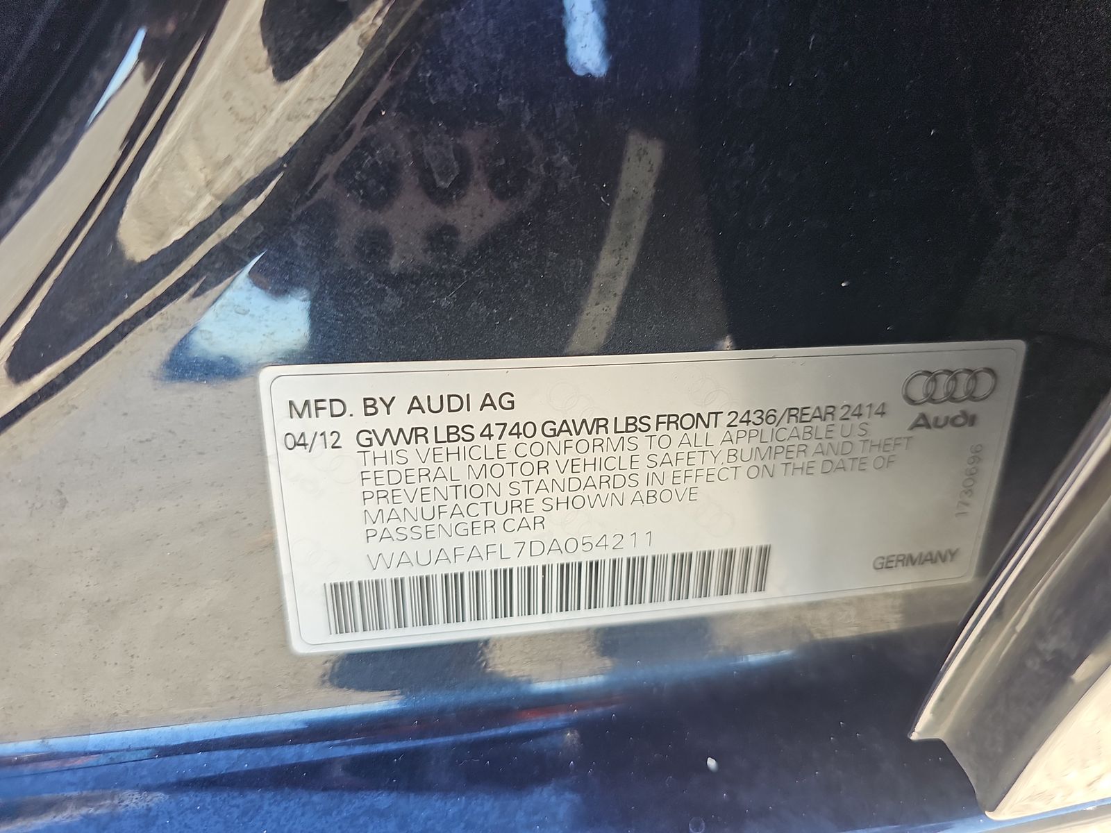 2013 Audi A4 2.0T Premium FWD