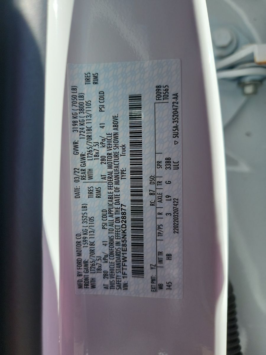 2022 Ford F-150 Lariat AWD