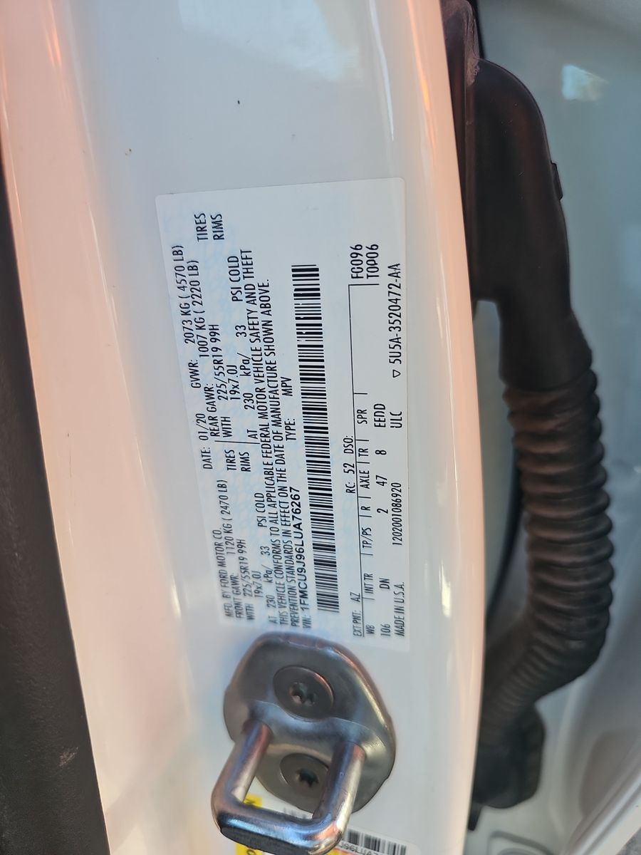 2020 Ford Escape Titanium AWD