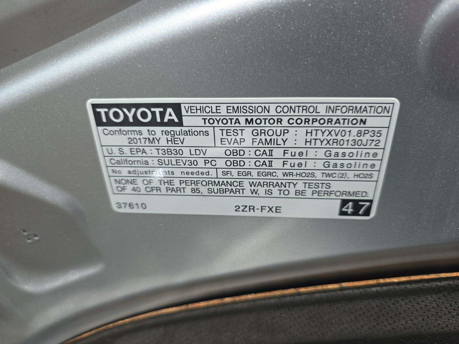 2017 Toyota Prius Prime Advanced FWD