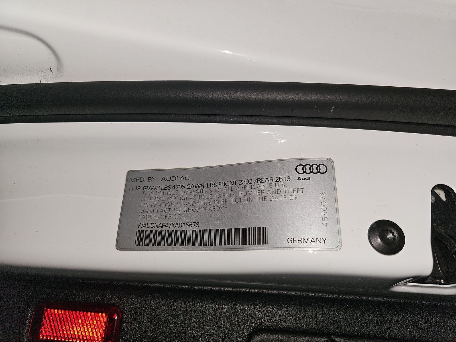 2019 Audi A4 Premium AWD