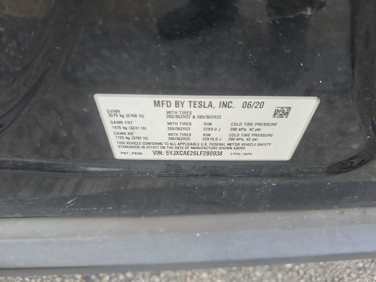 2020 Tesla Model X Long Range AWD