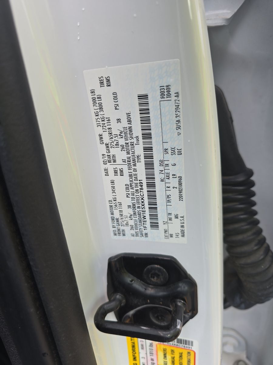 2019 Ford F-150 XLT AWD