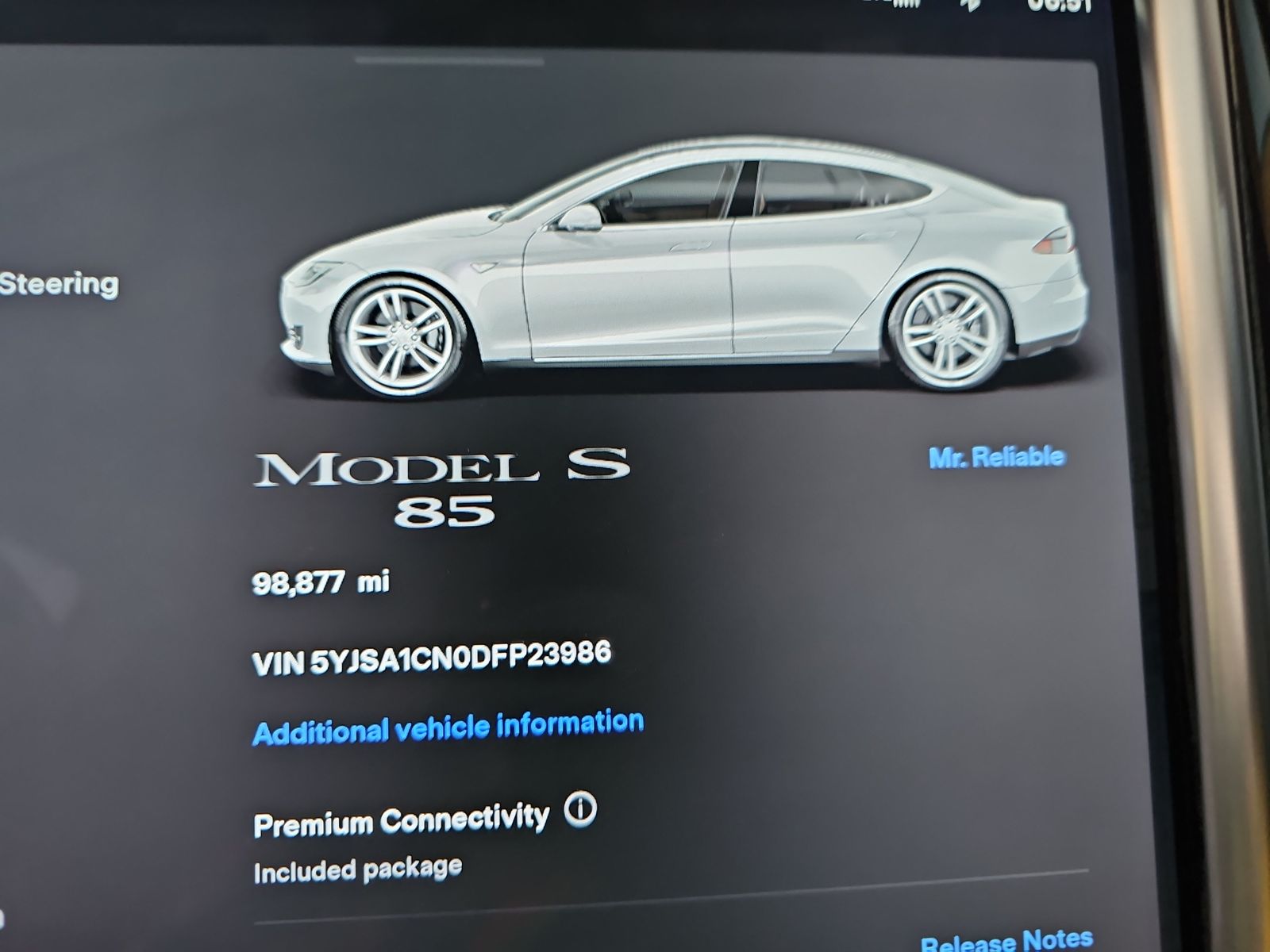 2013 Tesla Model S Base RWD