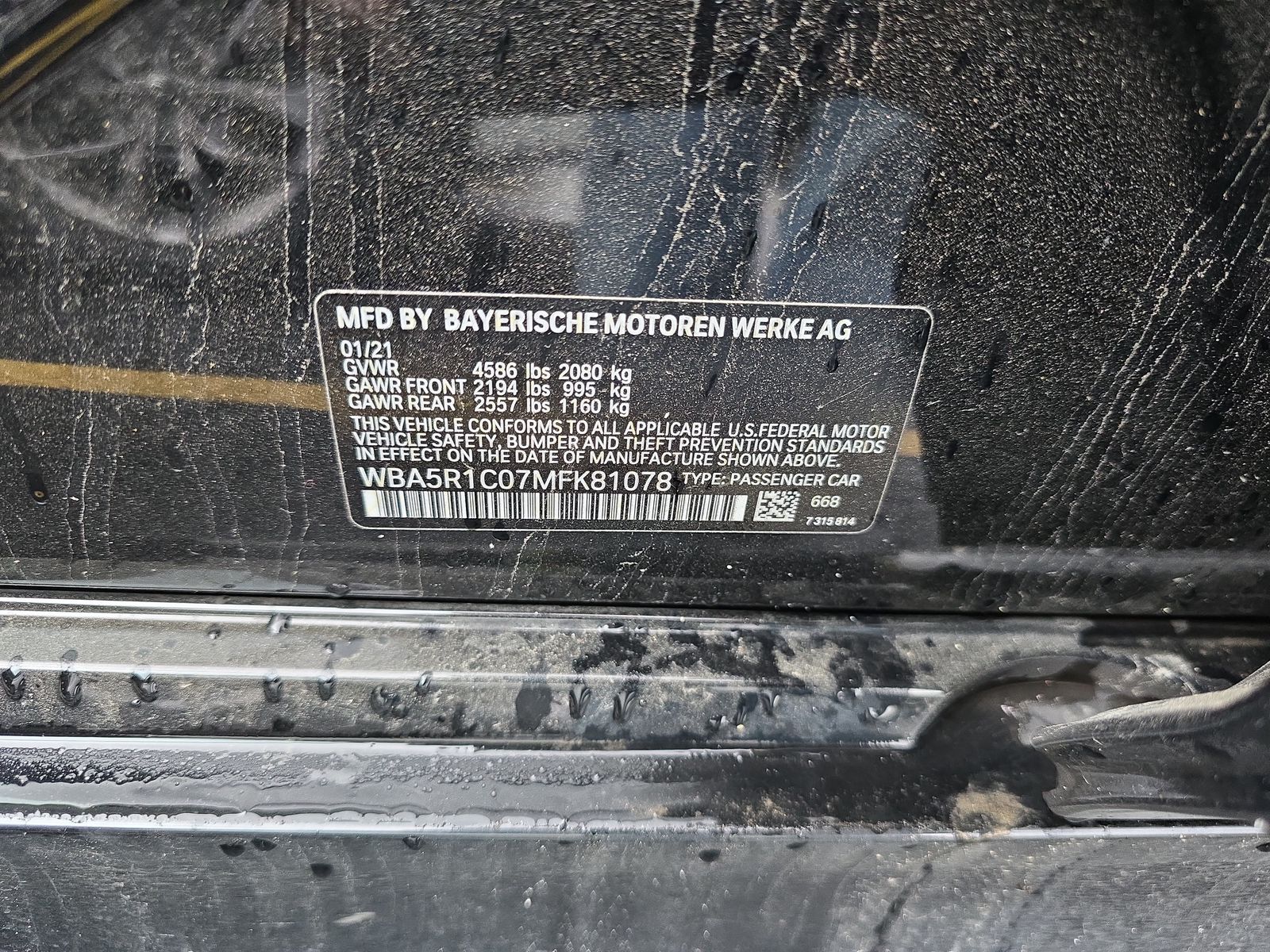 2021 BMW 3 Series 330i RWD