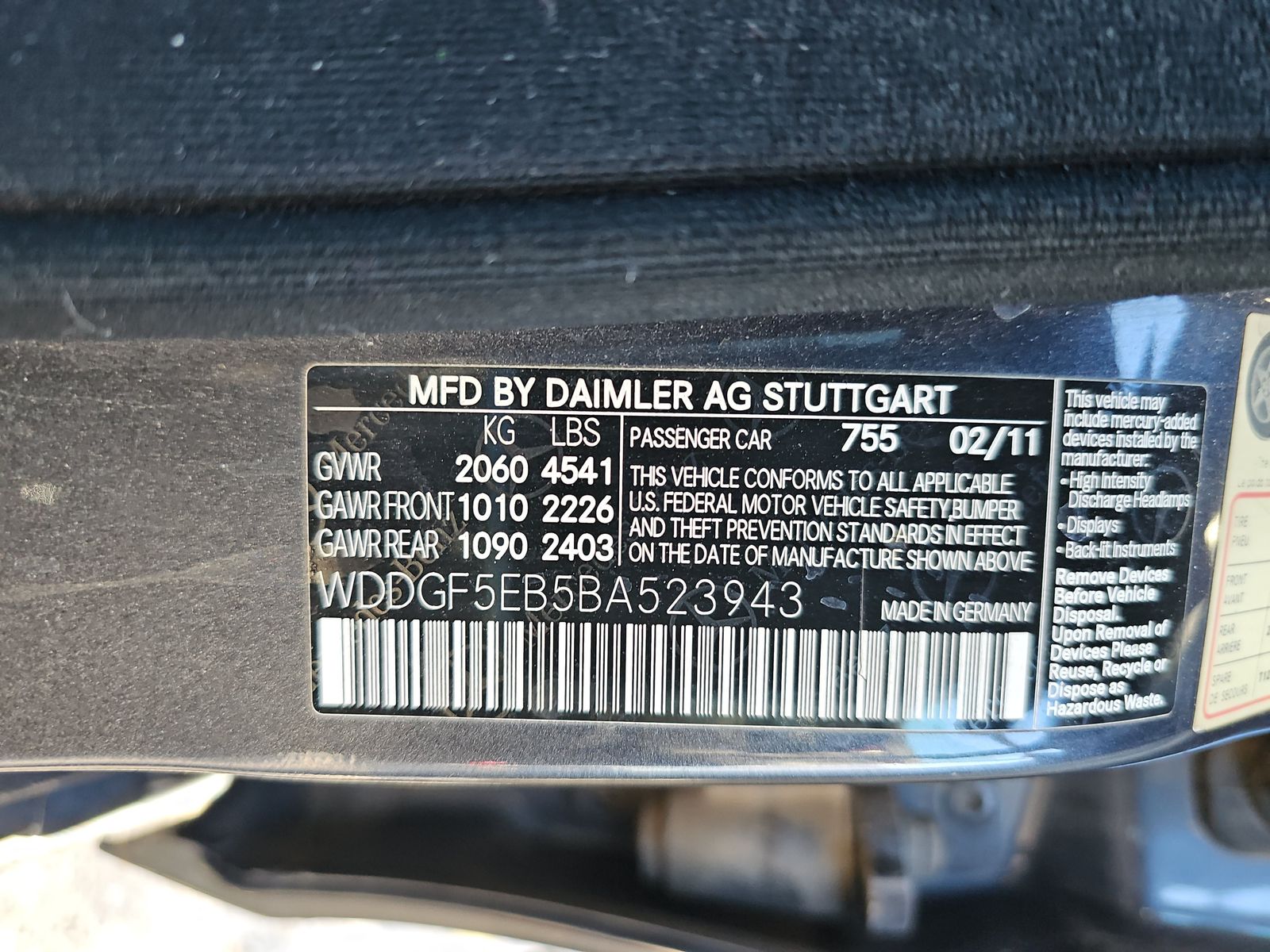 2011 Mercedes-Benz C-Class C 300 RWD