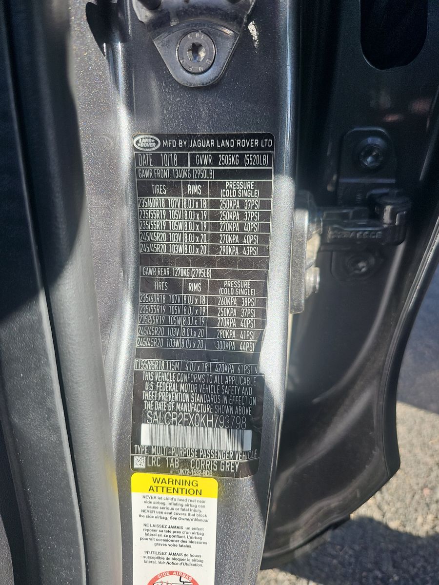 2019 Land Rover Discovery Sport HSE AWD