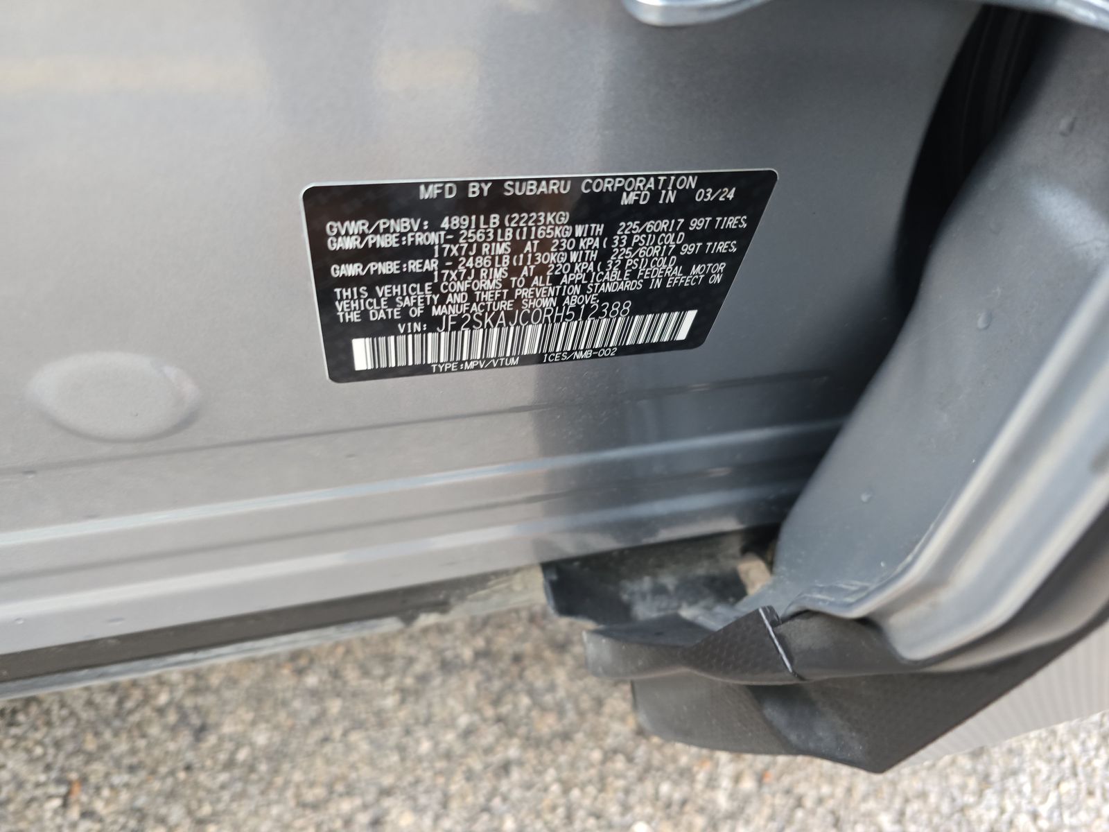 2024 Subaru Forester Wilderness AWD