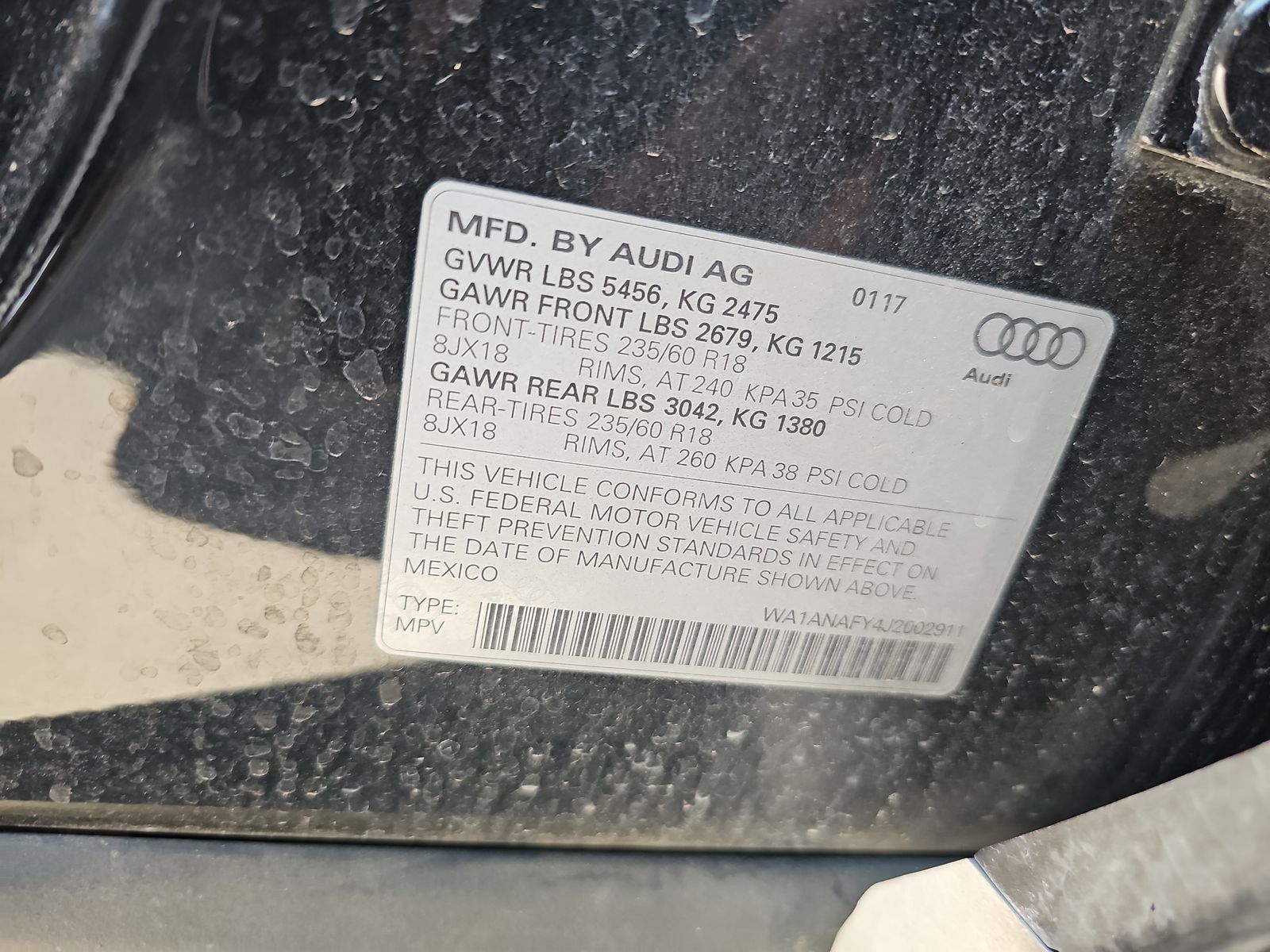 2018 Audi Q5 Premium AWD