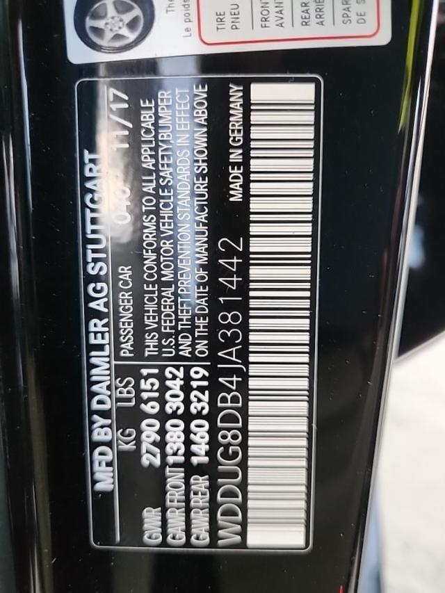 2018 Mercedes-Benz S-Class S 560 RWD