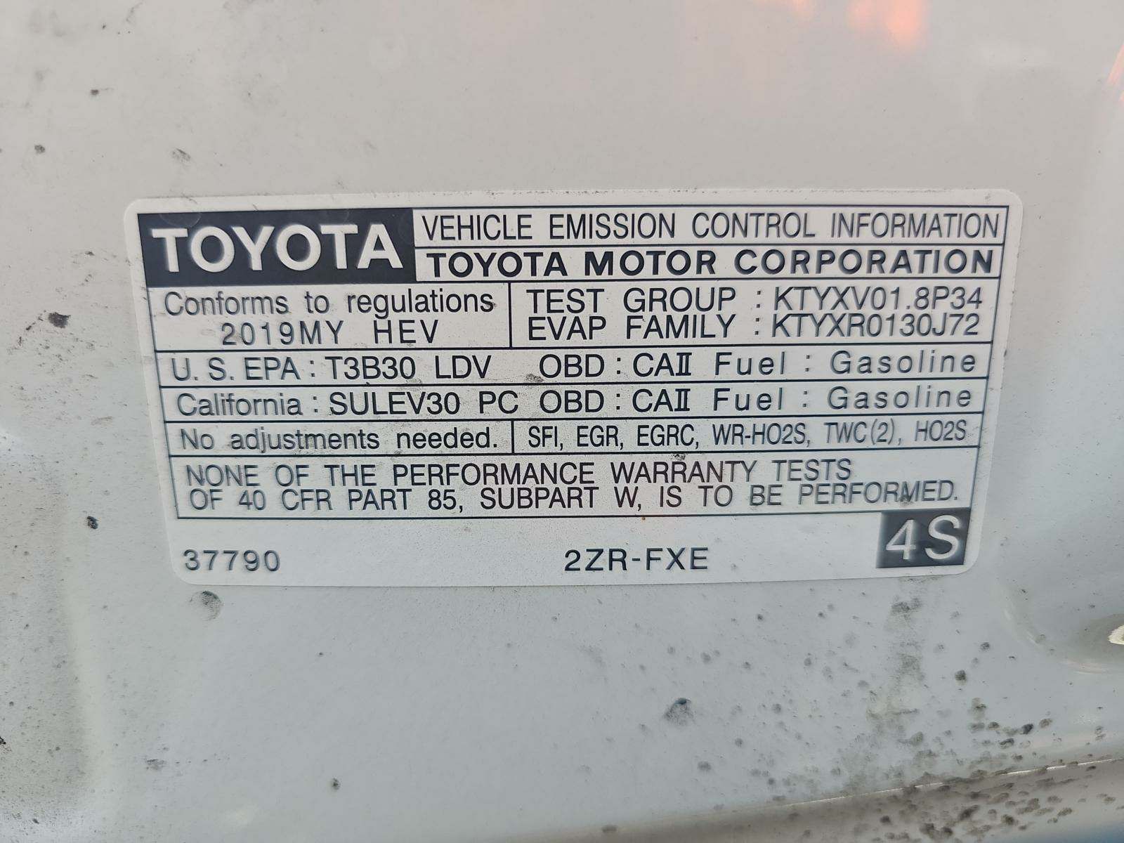 2019 Toyota Prius Limited FWD