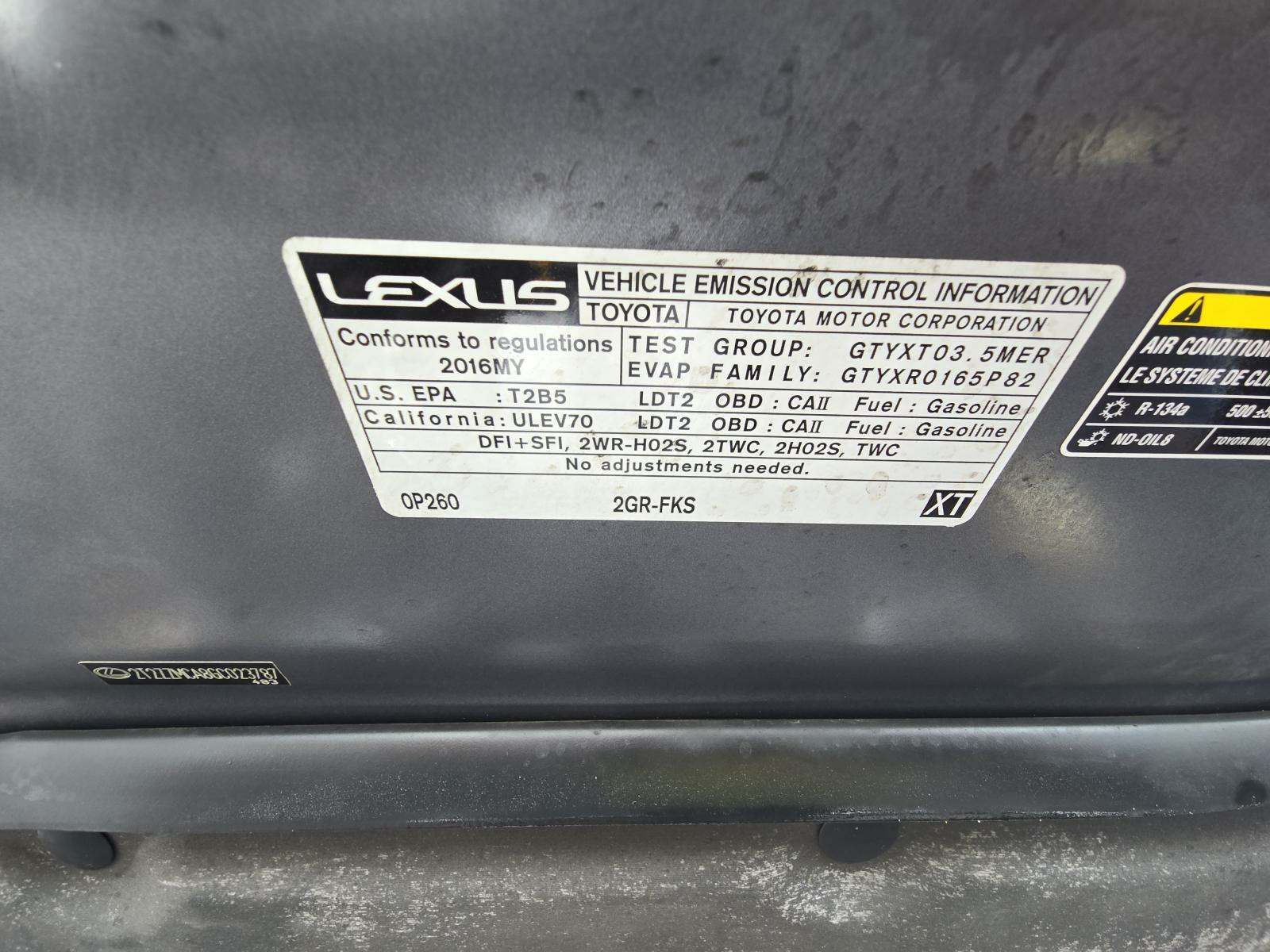 2016 Lexus RX RX 350 FWD