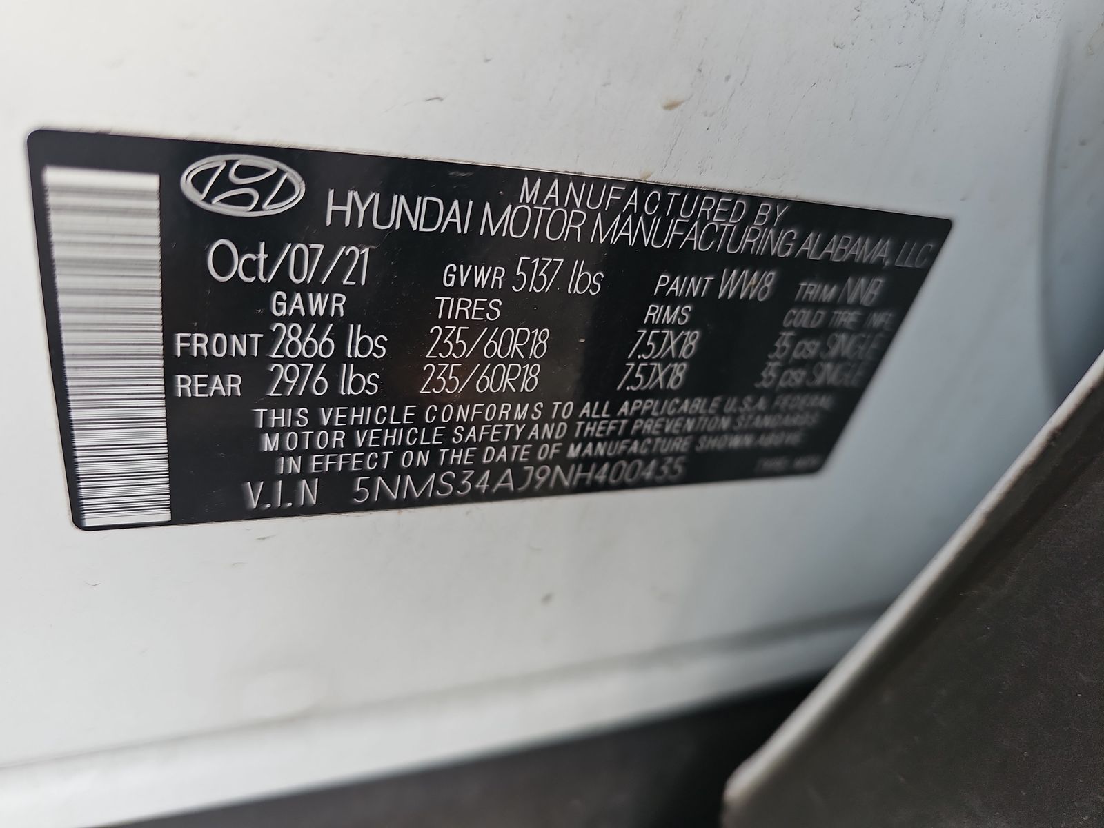 2022 Hyundai Santa Fe SEL FWD