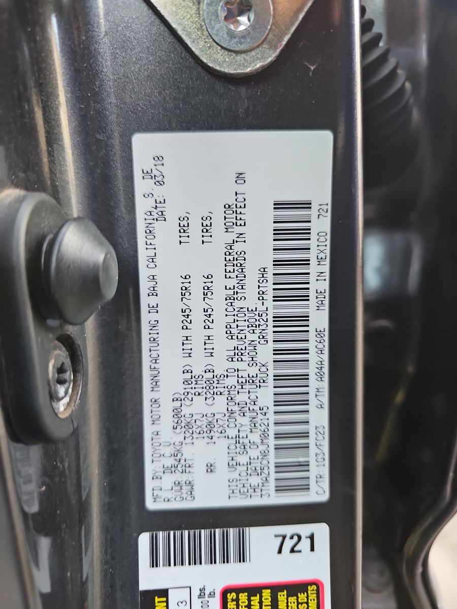 2018 Toyota Tacoma SR5 RWD