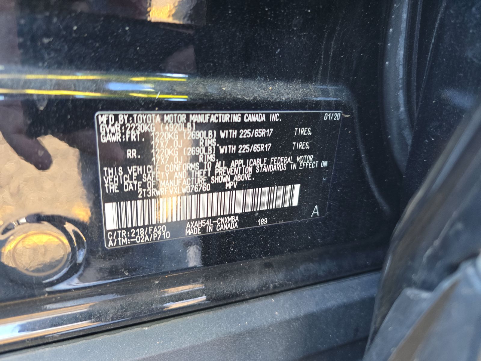 2020 Toyota RAV4 Hybrid XLE AWD