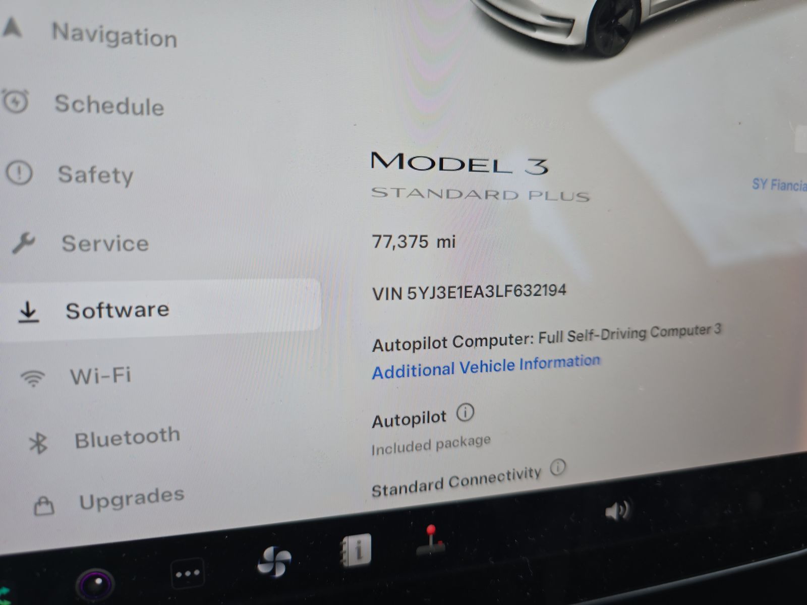 2020 Tesla Model 3 Standard Range Plus RWD